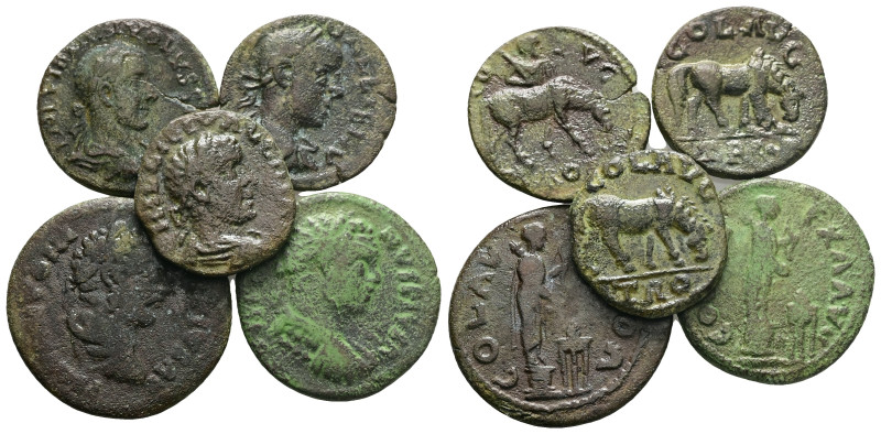 Lot of 5 Alexandria Troas.
See picture.
LOT SOLD AS IS, NO RETURNS.
