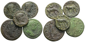 Lot of 5 Alexandria Troas.
See picture.
LOT SOLD AS IS, NO RETURNS.