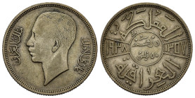 IRAQ. Ghazi I (1933-1939). 50 Fils 1938. Ag 0.500. KM#104. BB