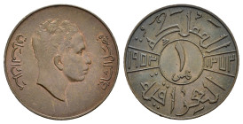 IRAQ. Faisal II (1939-1958). 1 Fils 1953. AE. KM#109. SPL