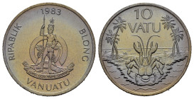 VANUATU. 10 Vatu 1983. Ni. FDC