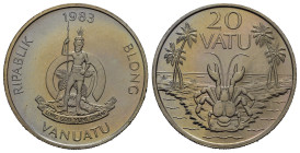 VANUATU. 20 Vatu 1983. Ni. FDC