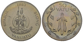 VANUATU. 50 Vatu 1983. Ni. FDC
