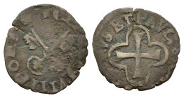 CARPENTRAS. Stato Pontificio. Clemente VIII (1592-1605). Patard. Cu (0,66 g). MIR 1508. MB