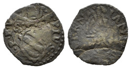 FANO. Stato Pontificio. Pio V (1566-1572). Quattrino. Mi (0,46 g). MIR 1111. MB