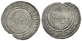 MESSINA. Ferdinando il Cattolico (1479-1516). Tarì con sigle MC. Ag (3,58 g). MIR 245/2. qBB