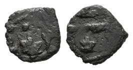 PALERMO. Ruggero I (1057-1101). Kharruba Mi (0,19 g). Sp.16. BB