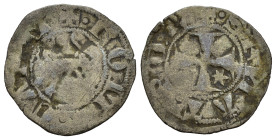 ROMA. Senato Romano, emissioni anonime (seconda metà del XIV sec.). Cinquina. Ag (1,26 g). MIR 165. MB
