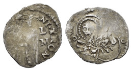 VENEZIA. Niccolò Tron (1471-1473). Soldino sigle LM. Ag (0,30 g). Mont.198-199.MB