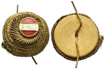 MEDAGLIE ESTERE – AUSTRIA – (PRE1945), Distintivo nazionalista patriottico. Al dritto bandiera austriaca (rosso-bianco-rosso) su coccarda dorata. Al r...