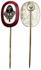 MEDAGLIE ESTERE – GERMANIA – TERZO REICH /1932-1945) Pin per cravatta per i membri maschili della RAD dell'epoca nazista. Le origini del RAD ( Reichsa...