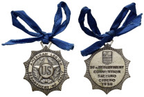 MEDAGLIE ESTERE – USA (STATI UNITI D’AMERICA) – AMERICAN LEGION - SALERNO – 1958, Medaglia di forma stellata emessa nel 1958 per il raduno della Ameri...