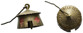 MEDAGLIE ITALIANE – REGNO D’ITALIA – VITTORIO EMANUELE III (1900-1945), Pin-distintivo della Giornata delle Due Croci emesso a ricordo della festa del...