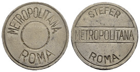 Gettoni. Roma. Gettone Stefer Metropolitana Roma. BB