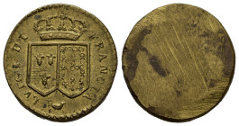 Pesi Monetali. Peso monetale Luigi di Francia AE (7,60 g). SPL