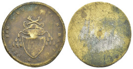 Pesi Monetali. Peso monetale per scudi nuovi romani AE (17,16 g). BB