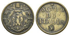 Pesi monetali. ROMA. Innocenzo XIII (1721-1724). Peso monetale Scudo d'Italia. AE (3,15 g). Rif. Mazza 477. BB+