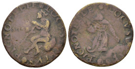 Tessere. Napoli. Tessera di carità del luogo Pio Pignatelli. Cu (7,63 g). D/PIGNOTELLE LOCVS PIVS; San Giovanni Battista seduto. R/PIGNOTELLE LOCVS PI...