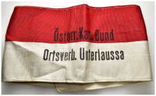 COLLEZIONISMO VARIO – FASCIA DA BRACCIO – REPUBBLICA AUSTRIACA (1955 -) – Fascia da Braccio della Österreichischer Kameradschaftsbund della città di O...