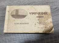 Prima guerra mondiale. Blocco di Cartoline. Vimy-Ridge (Battaglia del crinale di Vimy, 1917). Buono stato, manca la prima cartolina