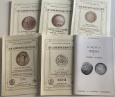 Circolo Numismatico Mario Rasile lotto di 6 quaderni di studi,
XXVII, XXX, XXXIV, LIV, LVI in lotto con paolucci R. Le zecche di
trieste e Gorizia Vic...