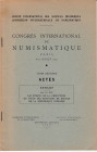 LE ROY Max. Les ètapes de la réduction du poids des Monnaies de bronze de la République Romaine. Paris, 1957. Brossura editoriale, pp. 12 RARO
