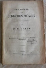 LEVY M.A. Geschichte der Jüdischen Münzen. Leipzig 1862, Cartonato, pp. x, 163, ill. RARO