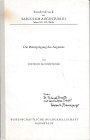 MANNSPERGER Dietrich. Die Munzpragung des Augustus. Darmstadt, s.d. Legatura editoriale, pp. 62, tavv. 56