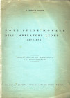 ULRICH-BANSA O. - Note sulle monete dell’imperatore Leone II 473 – 474. Roma, 1942. Pp. 15, tavv. 2. Ril. ed. sciupata, buono stato, raro.