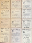 DOROTHEUM - Lotto di 12 listini anni '60 '70. Ottimo stato