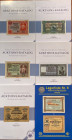 EMPORIUM HAMBURG NIMISMATIK - Banknoten Spezial. Lotto di 6 cataloghi di aste di banconote. Ottimo stato