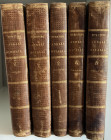 Muratori Ludovico Antonio - Annali d'Italia, lotto di 5 volumi: vol. 2 (222-400), vol 7 (1171-1300), vol 9 (1403-1500), vol 11 (1601-1700), vol 12 (17...