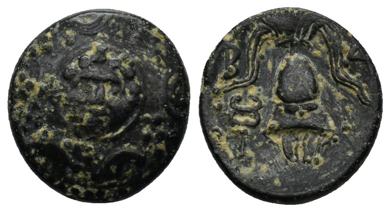KINGS OF MACEDON. Philip III Arrhidaios (323-317 BC). Ae (15mm, 3.9 g) Salamis. ...