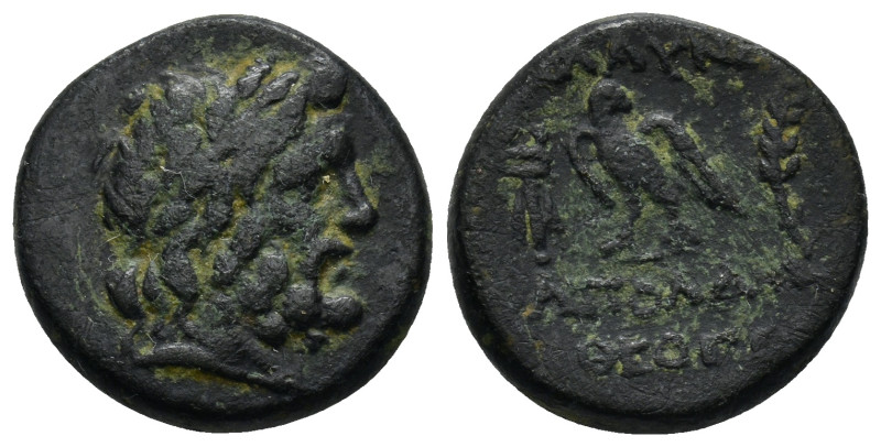 LYDIA. Blaundus. Ae (19mm, 7.2 g) (2nd-1st centuries BC). Apollonios, son of The...
