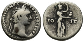 CAPPADOCIA. Caesarea. Domitian (81-96 AD). AR, didrachm. (20mm, 6.4 g) Obv: AYT KAI ΔOMITIANOC CEBACTOC ΓEPM. Laureate head of Domitian, right. Rev: E...