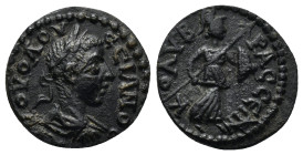 CILICIA, Colybrassus. Volusian. AD 251-253. Æ (17mm, 3.0 g) ΑΥ Κ ΟΥΟΛΟΥϹϹΙΑΝΟϹ; laureate, draped and cuirassed bust of Volusian, r., seen from rear. /...