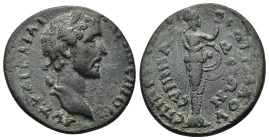 PHRYGIA. Synnada. Antoninus Pius (138-161). Ae. (26mm, 8.6 g) Kla. Attalos, prytanis. Obv: ΑVΤ ΚΑΙ Τ ΑΙΛΙ ΑΝΤΩΝЄΙΝΟС. Laureate head right. Rev: ЄΠΙ ΠΡ...