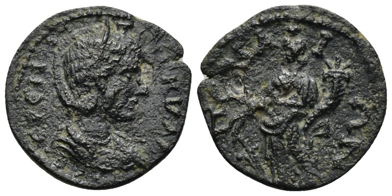 Pamphylia, Perge. Herennia Etruscilla Augusta (249-251 AD). Æ (23mm, 5.7 g) ƐΡƐΝ...