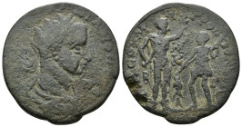 CILICIA. Tarsus. Gordian III (238-244). Ae. (34mm, 20.7 g) Obv: AVT K ANT ΓOPΔIANOC CЄB / Π - Π. Radiate, draped and cuirassed bust right. Rev: TAPCOV...