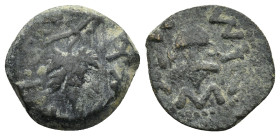 JUDEA The Jewish War, 66-70, AE prutah (2.2 Gr. 17mm.)