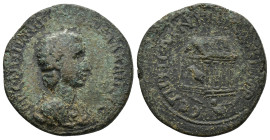 Mesopotamia Rhesaena. Herennia Etruscilla (wife of T. Decius) AD 249-251 (12 Gr. 27mm) 
ЄΡЄΝΝΙΑ ΤΡOVϹΚΙΛΛΑ ϹЄΒ, diademed and draped bust to right, set...