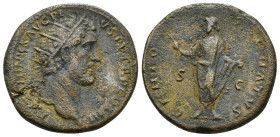Antoninus Pius AD 138-161. AE Dupondius (13.1 Gr. 27mm). Rome. 
ANTONINVS AVG PIVS P P TR P COS III, radiate head of Antoninus Pius right. 
Rev. GENIO...