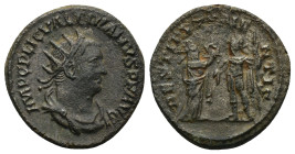 Valerian I. A.D. 253-260. AR antoninianus (18mm, 3.4 g). Samosata, A.D. 253-254. IMP C P LIC VALERIANVS AVG, radiate, draped and cuirassed bust right ...