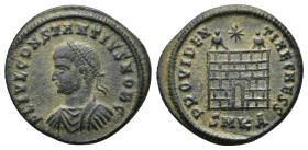 Constantine II. As Caesar, A.D. 317-337. Æ follis (19mm, 3.2 g). Cyzicus, under Constantine I, A.D. 325/6. CONSTANTINVS IVN NOB C, laureate, draped an...
