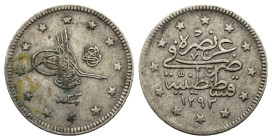 Abdülhamid II 2 Kurus 1293/24 (2.3 Gr. 18mm.)