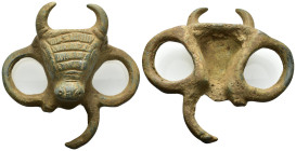 Roman Amuletic Bull Pendant. 1st-2nd century AD (201.4 Gr. 83mm.)