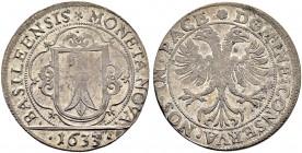 SCHWEIZ. Basel. Stadt und Kanton Basel. Dicken 1633, Basel. 8.24 g. D.T. 1352c. HMZ 2-81d. Selten in dieser Erhaltung / Rare in this condition. Sehr s...