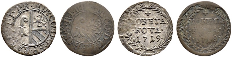 SCHWEIZ. Basel. Bistum Basel. Johann Konrad II. von Reinach-Hirzbach, 1705-1737....