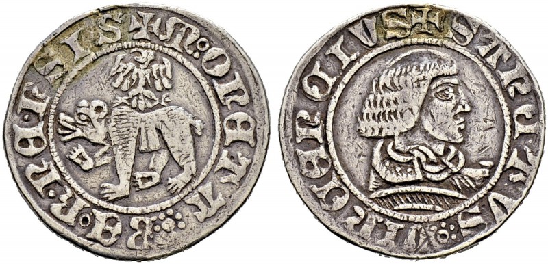 SCHWEIZ. Bern. Stadt und Kanton. Dicken o. J. / ND, Bern. (geschlagen 1482). Bär...