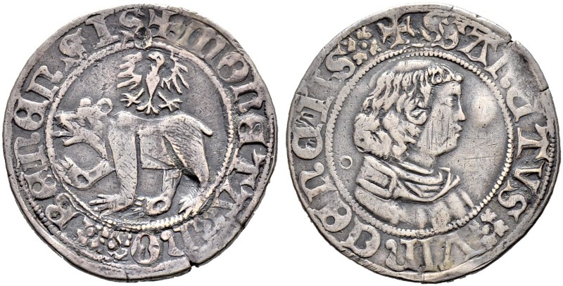 SCHWEIZ. Bern. Stadt und Kanton. Dicken o. J. / ND, Bern. (geschlagen um 1500). ...